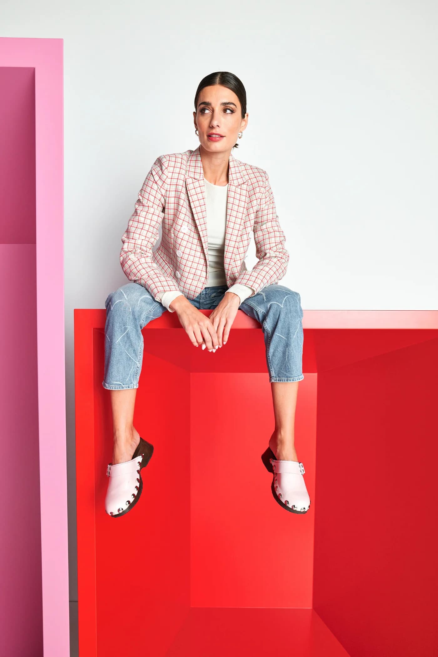 BLAZER - Taillierte Form mit softer Viskose