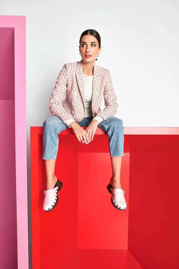 BLAZER - Taillierte Form mit softer Viskose